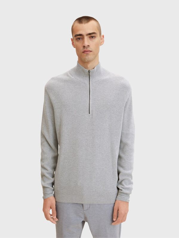 Tom Tailor Tom Tailor Пуловер 1032277 Сив Regular Fit