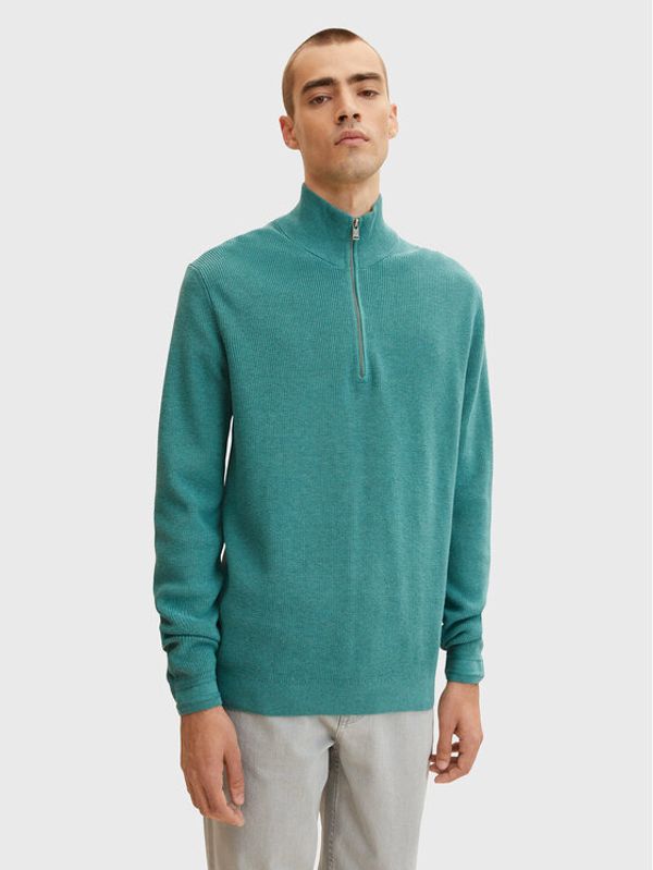 Tom Tailor Tom Tailor Пуловер 1032277 Зелен Regular Fit