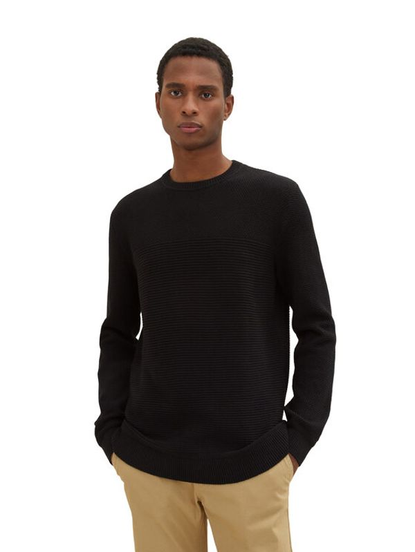 Tom Tailor Tom Tailor Пуловер 1032302 Черен Regular Fit