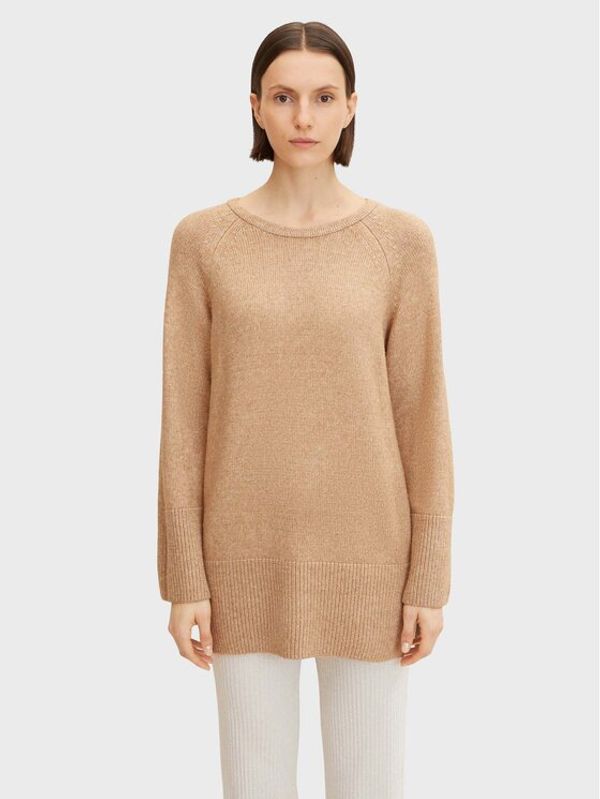 Tom Tailor Tom Tailor Пуловер 1032628 Бежов Regular Fit