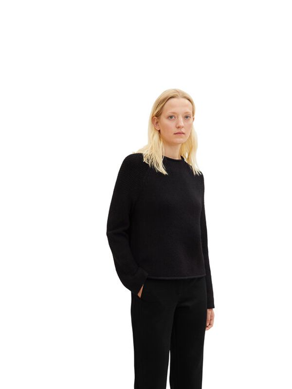Tom Tailor Tom Tailor Пуловер 1034082 Черен Regular Fit