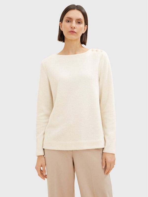 Tom Tailor Tom Tailor Пуловер 1034620 Екрю Regular Fit