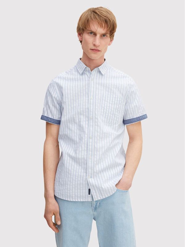 Tom Tailor Tom Tailor Риза 1031038 Син Regular Fit