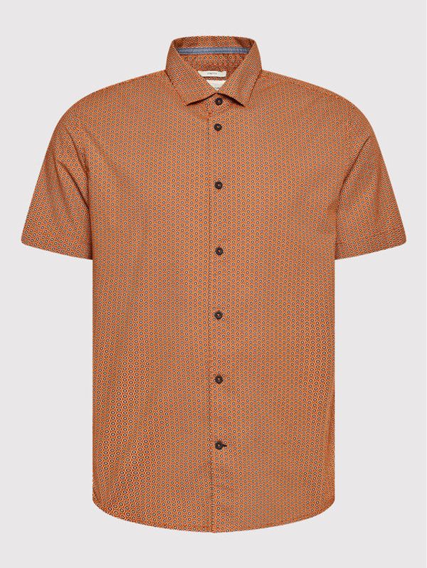 Tom Tailor Tom Tailor Риза 1031041 Оранжев Slim Fit