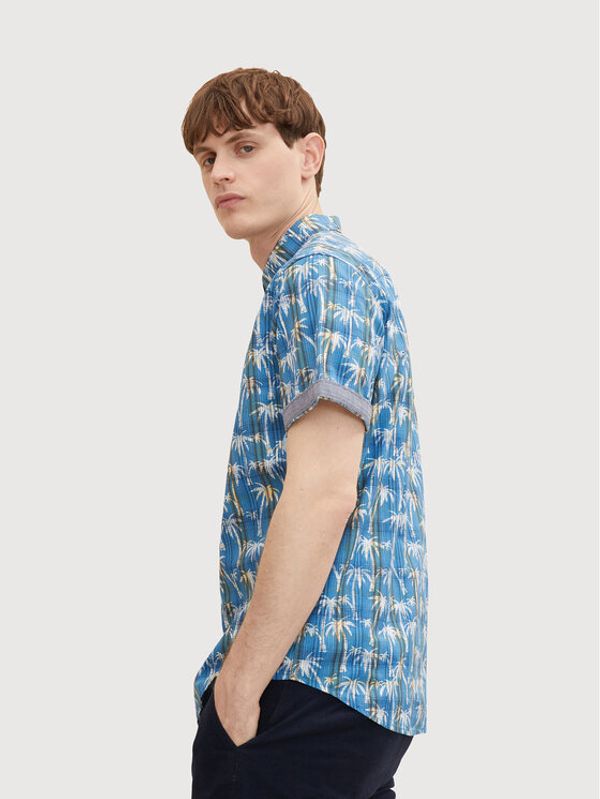 Tom Tailor Tom Tailor Риза 1031046 Син Regular Fit