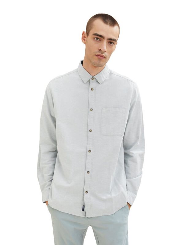 Tom Tailor Tom Tailor Риза 1033724 Син Regular Fit