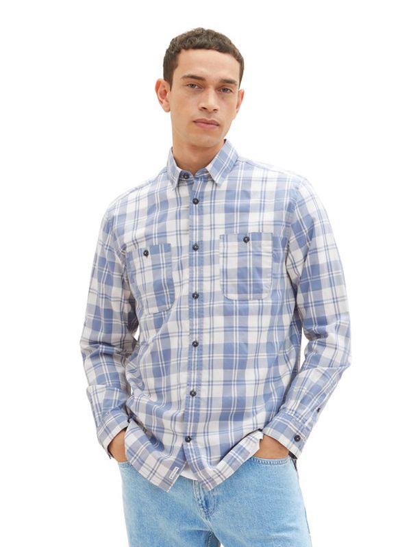 Tom Tailor Tom Tailor Риза 1034893 Бял