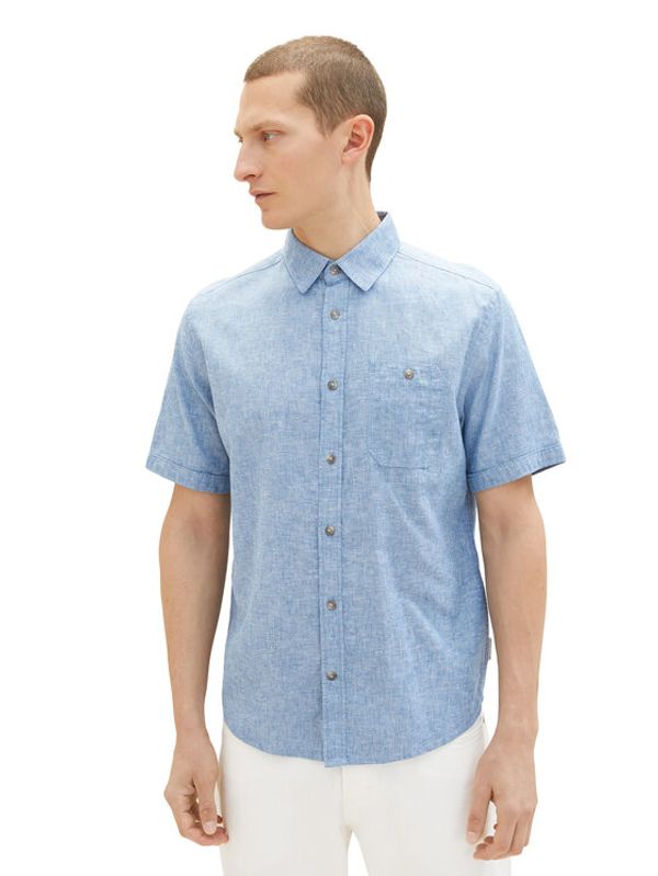 Tom Tailor Tom Tailor Риза 1034901 Син Regular Fit