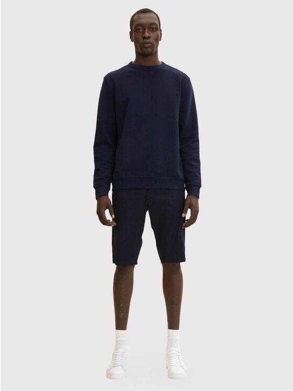 Tom Tailor Tom Tailor Шорти от плат 1031444 Тъмносин Regular Fit