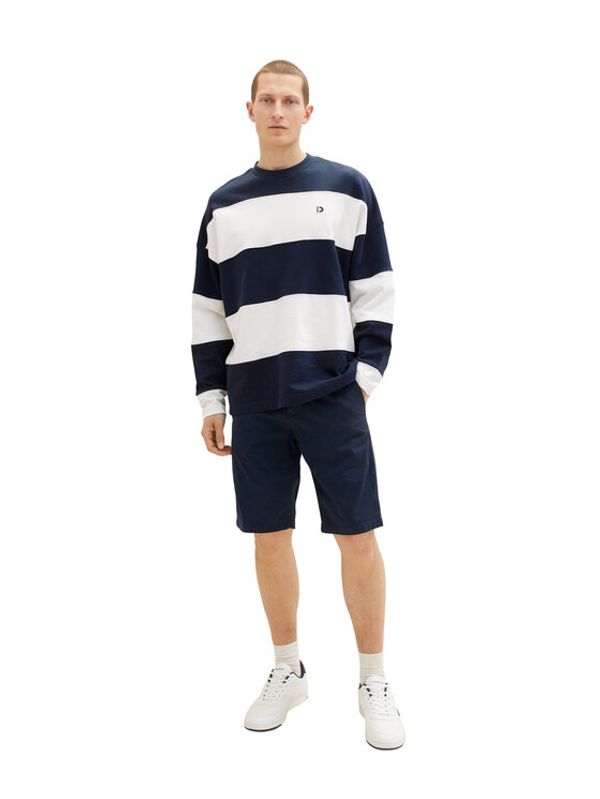 Tom Tailor Tom Tailor Шорти от плат 1035037 Тъмносин Slim Fit