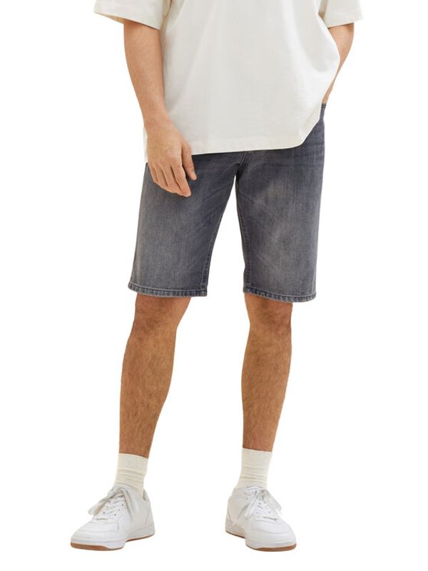 Tom Tailor Tom Tailor Шорти от плат 1035653 Сив