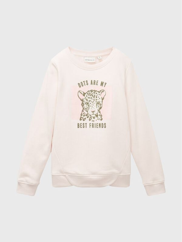 Tom Tailor Tom Tailor Суитшърт 1032965 Розов Regular Fit