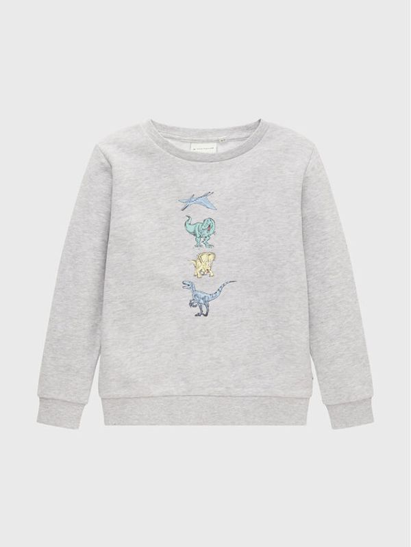 Tom Tailor Tom Tailor Суитшърт 1033094 Сив Regular Fit