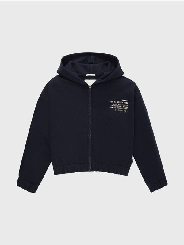 Tom Tailor Tom Tailor Суитшърт 1033146 Тъмносин Relaxed Fit