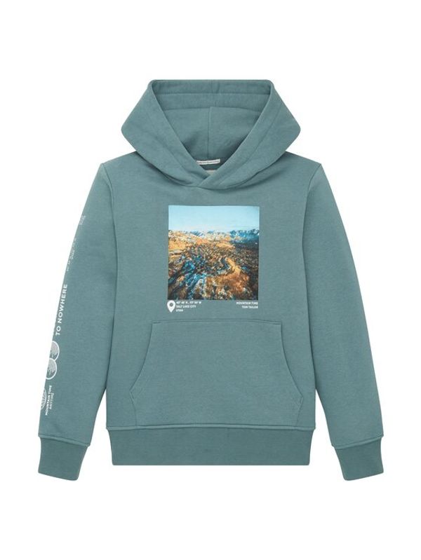 Tom Tailor Tom Tailor Суитшърт 1033195 Зелен Regular Fit