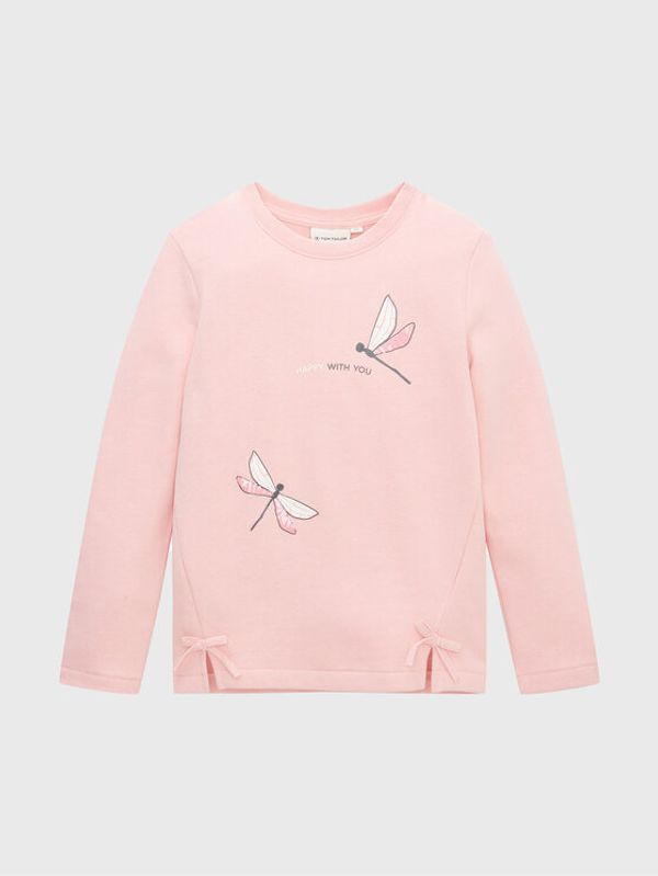 Tom Tailor Tom Tailor Суитшърт 1033217 Розов Regular Fit