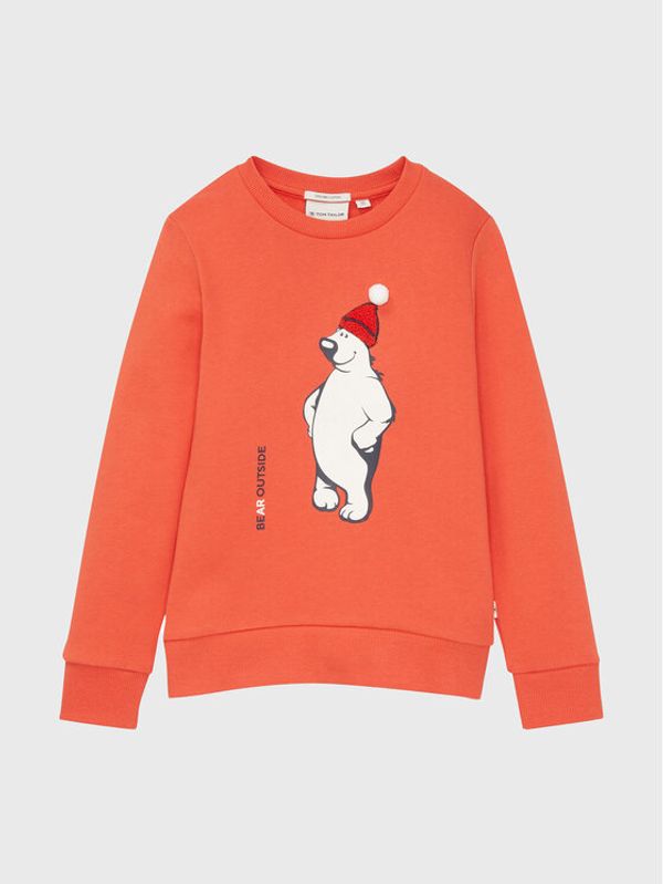 Tom Tailor Tom Tailor Суитшърт 1033840 Оранжев Regular Fit