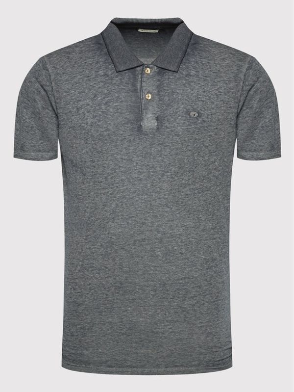 Tom Tailor Tom Tailor Тениска с яка и копчета 1031653 Сив Regular Fit