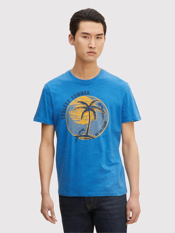 Tom Tailor Tom Tailor Тишърт 1031618 Син Regular Fit