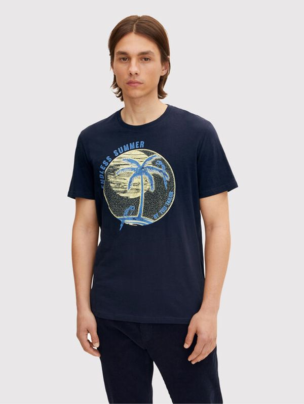 Tom Tailor Tom Tailor Тишърт 1031618 Тъмносин Regular Fit