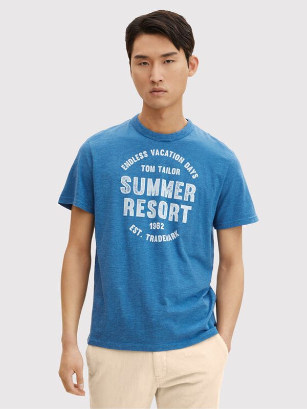 Tom Tailor Tom Tailor Тишърт 1031812 Син Regular Fit