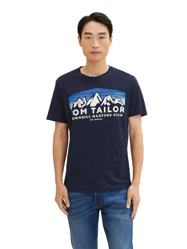 Tom Tailor Tom Tailor Тишърт 1034357 Тъмносин Regular Fit