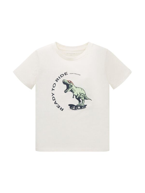 Tom Tailor Tom Tailor Тишърт 1035081 Бял Regular Fit