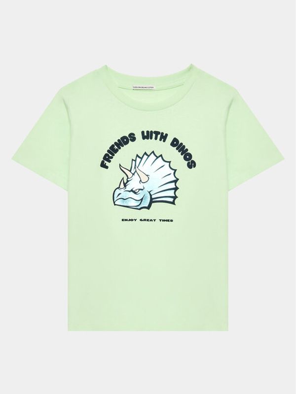 Tom Tailor Tom Tailor Тишърт 1035086 Зелен Regular Fit