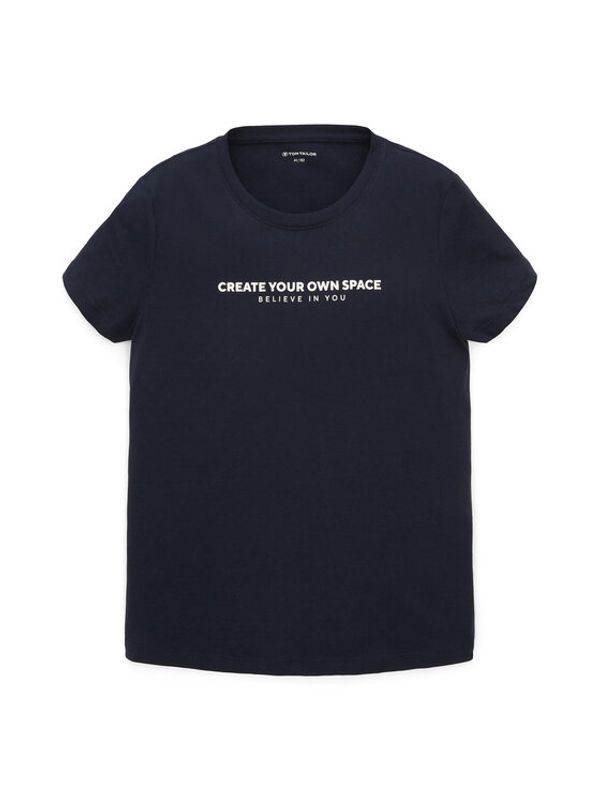 Tom Tailor Tom Tailor Тишърт 1035125 Тъмносин Regular Fit