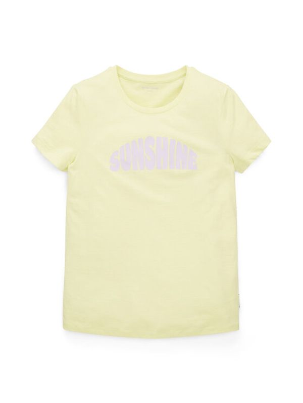 Tom Tailor Tom Tailor Тишърт 1035125 Жълт Regular Fit