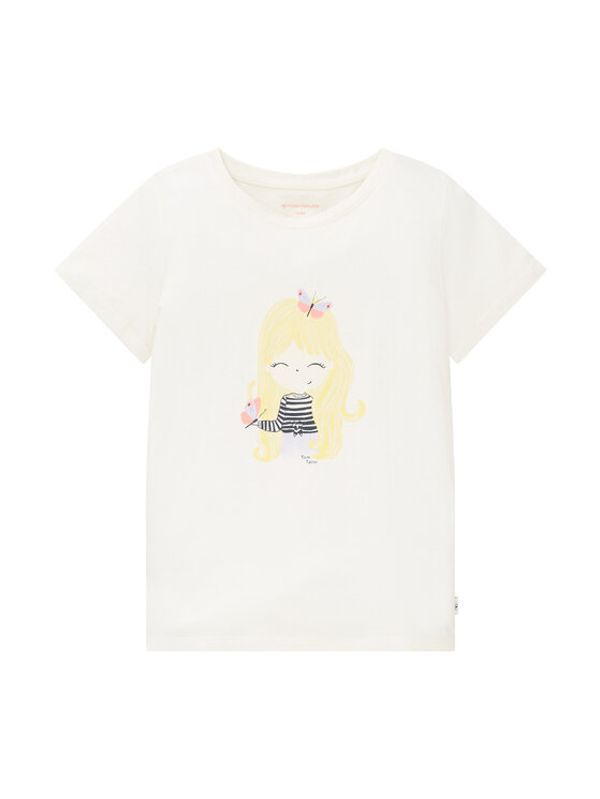 Tom Tailor Tom Tailor Тишърт 1035196 Бял