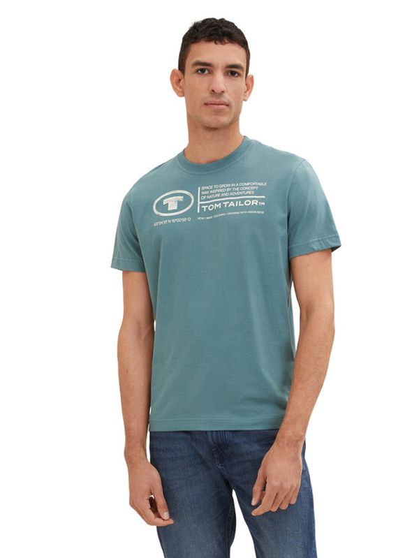 Tom Tailor Tom Tailor Тишърт 1035611 Зелен