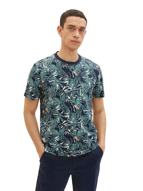 Tom Tailor Tom Tailor Тишърт 1035629 Тъмносин Regular Fit