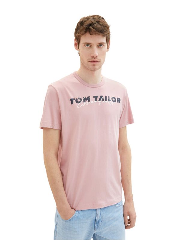 Tom Tailor Tom Tailor Тишърт 1037277 Розов Regular Fit