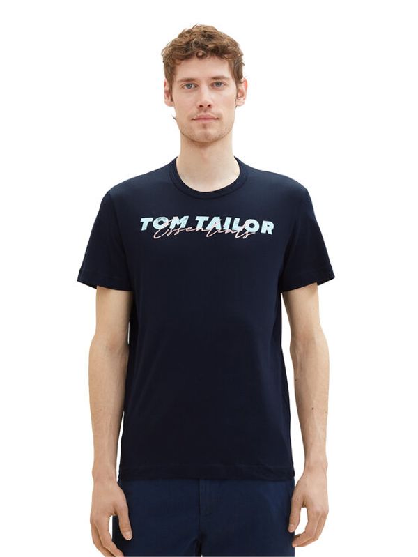 Tom Tailor Tom Tailor Тишърт 1037277 Тъмносин Regular Fit