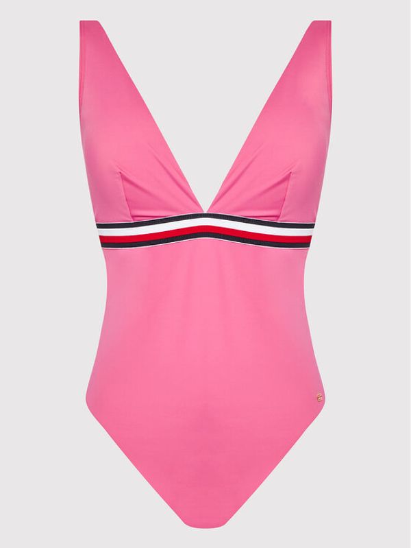 Tommy Hilfiger Curve Tommy Hilfiger Curve Бански костюм UW0UW03436 Розов