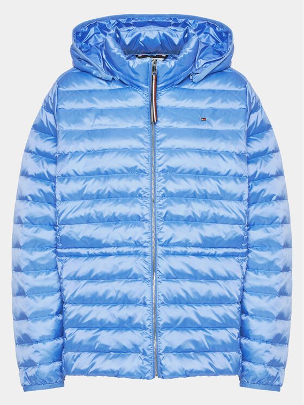 Tommy Hilfiger Curve Tommy Hilfiger Curve Пухено яке WW0WW38337 Син Regular Fit