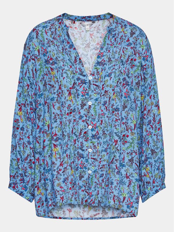 Tommy Hilfiger Curve Tommy Hilfiger Curve Риза WW0WW39236 Син Regular Fit