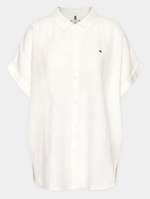 Tommy Hilfiger Curve Tommy Hilfiger Curve Риза WW0WW39281 Екрю Regular Fit