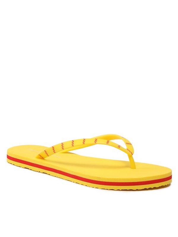 Tommy Hilfiger Tailored Tommy Hilfiger Джапанки Essential Beach Sandal FW0FW07141 Жълт