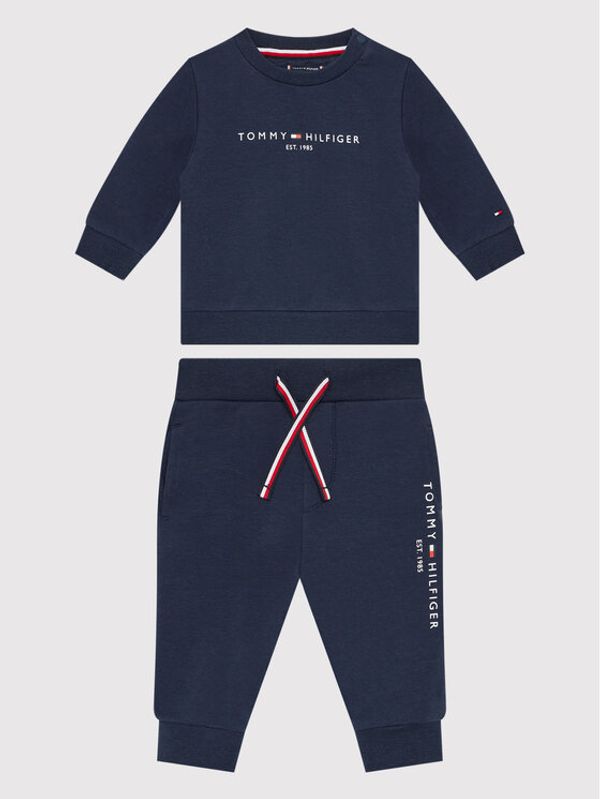 Tommy Hilfiger Tommy Hilfiger Анцуг Baby Essential KN0KN01485 Тъмносин Regular Fit