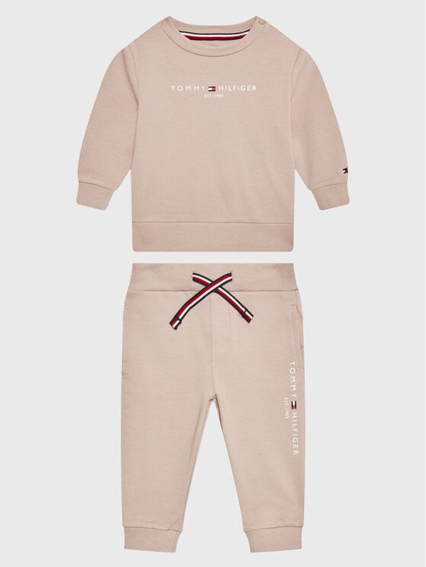 Tommy Hilfiger Tommy Hilfiger Анцуг Essential KN0KN01357 Бежов Regular Fit