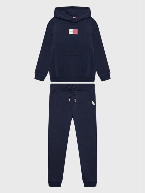 Tommy Hilfiger Tommy Hilfiger Анцуг Flag Label KB0KB07780 D Тъмносин Regular Fit