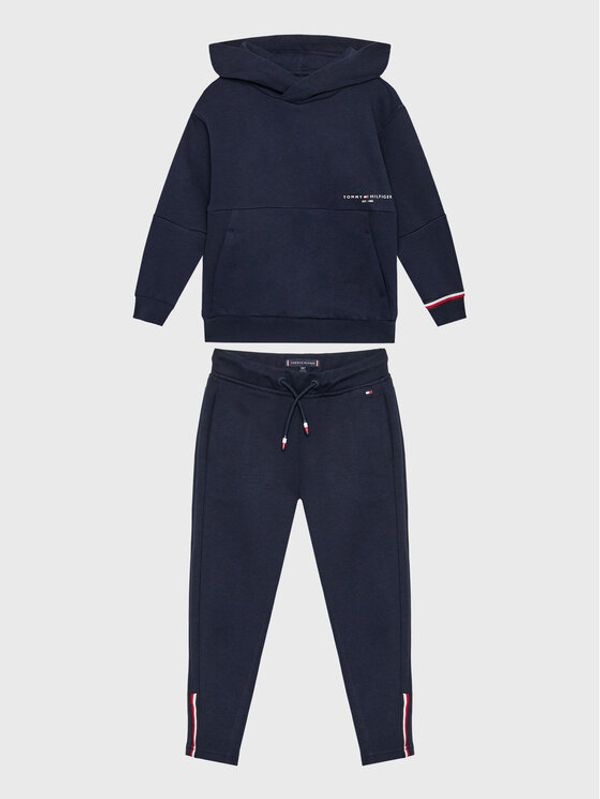 Tommy Hilfiger Tommy Hilfiger Анцуг Global Stripe KB0KB07958 M Тъмносин Regular Fit