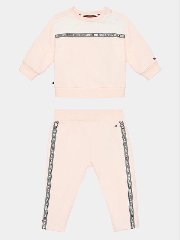 Tommy Hilfiger Tommy Hilfiger Анцуг KN0KN01599 Розов Regular Fit