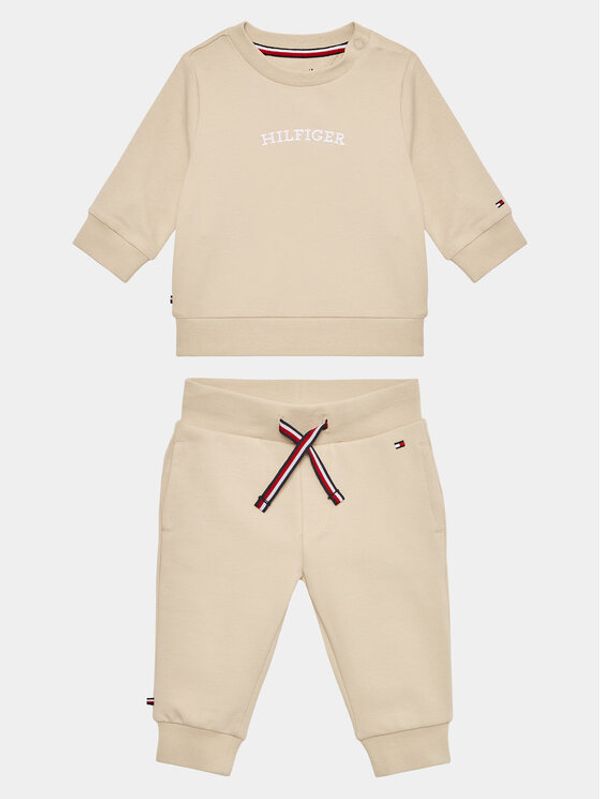 Tommy Hilfiger Tommy Hilfiger Анцуг Monotype KN0KN01646 Бежов Regular Fit