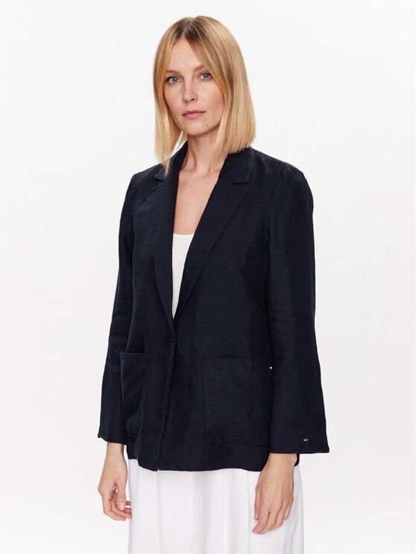 Tommy Hilfiger Tommy Hilfiger Блейзър WW0WW37774 Тъмносин Regular Fit