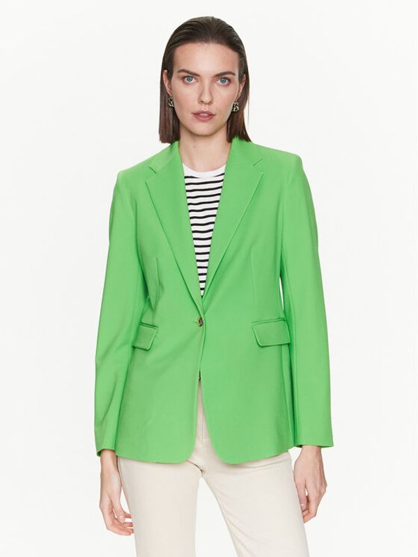 Tommy Hilfiger Tommy Hilfiger Блейзър WW0WW37780 Зелен Regular Fit