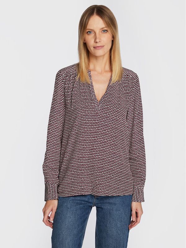 Tommy Hilfiger Tommy Hilfiger Блуза Cdc Geo WW0WW38278 Бордо Regular Fit