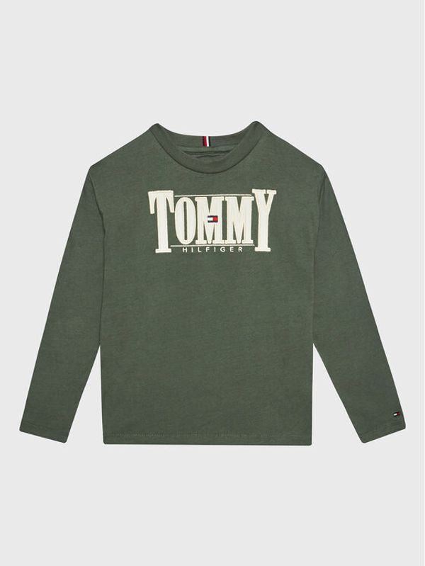 Tommy Hilfiger Tommy Hilfiger Блуза Cord Applique KB0KB07791 D Зелен Regular Fit